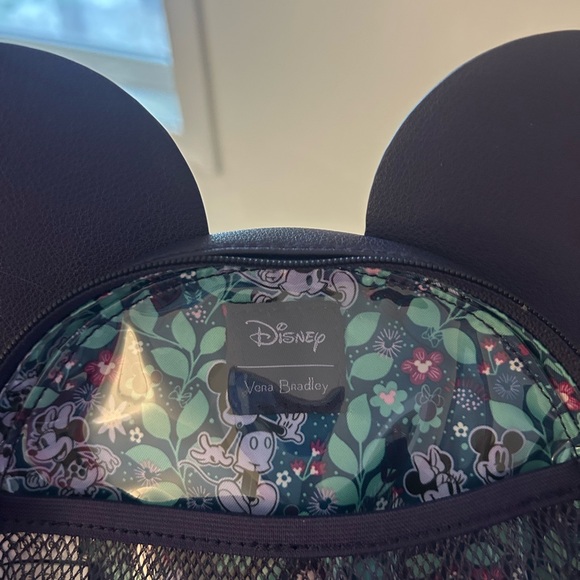 Vera Bradley Mickey and Minnie Floral Cosmetic Case - Pink and Purple - Picture 3 of 3